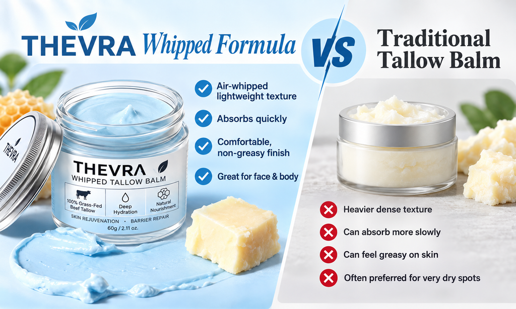 Whipped Tallow Deep Hydration and Skin Barrier Nourishment Balm