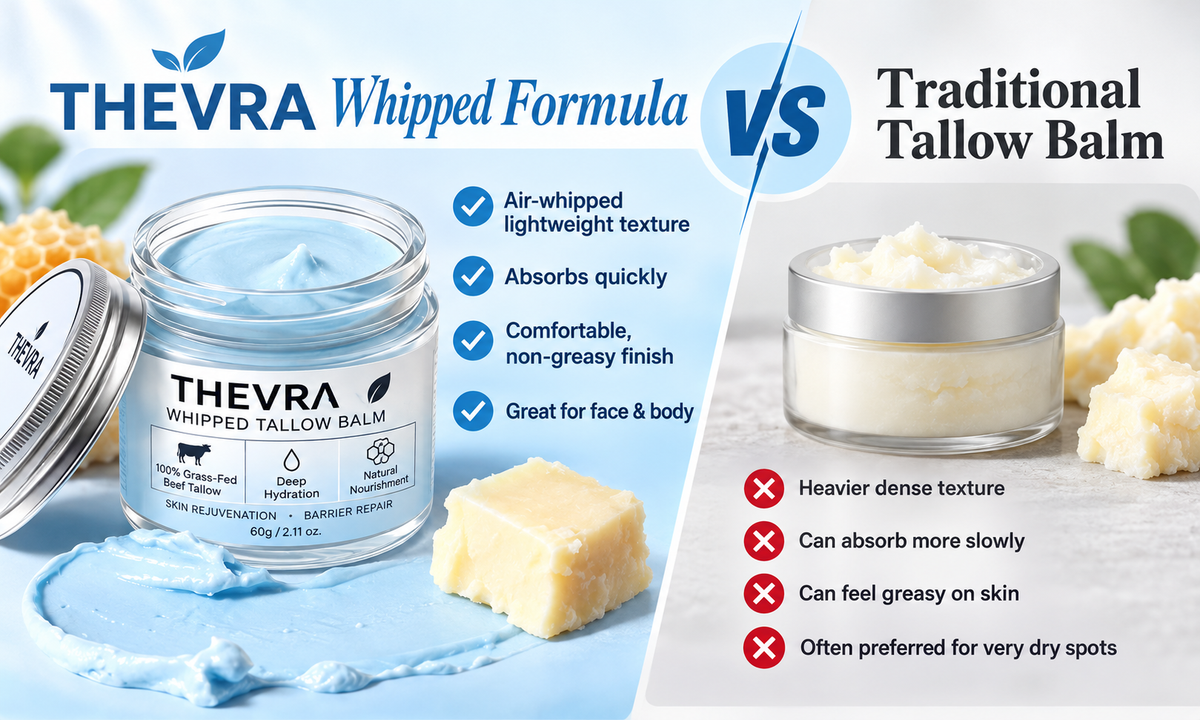 Whipped Tallow Deep Hydration and Skin Barrier Nourishment Balm
